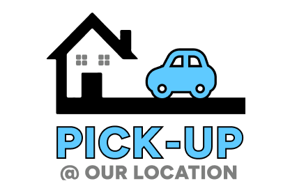 Pick up at our location