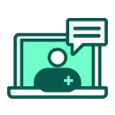 Online vet visits icon